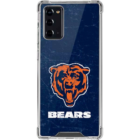 NFL Chicago Bears - Alternate Distressed Galaxy Note20 5G Clear Case
