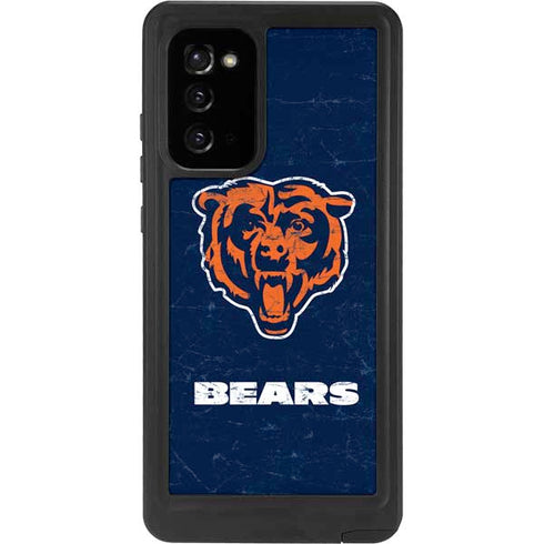 NFL Chicago Bears - Alternate Distressed Galaxy Note20 5G Waterproof Case