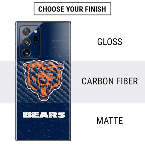 NFL Chicago Bears - Alternate Distressed Galaxy Note20 Ultra 5G Skin