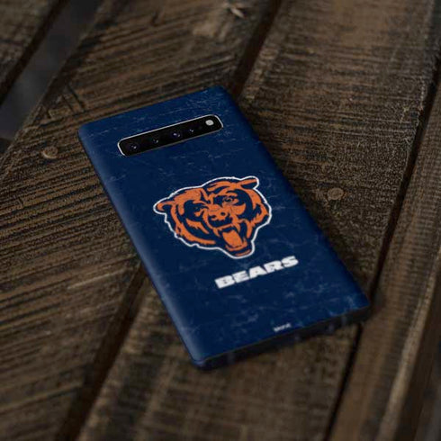 NFL Chicago Bears - Alternate Distressed Galaxy S10 Plus Skin