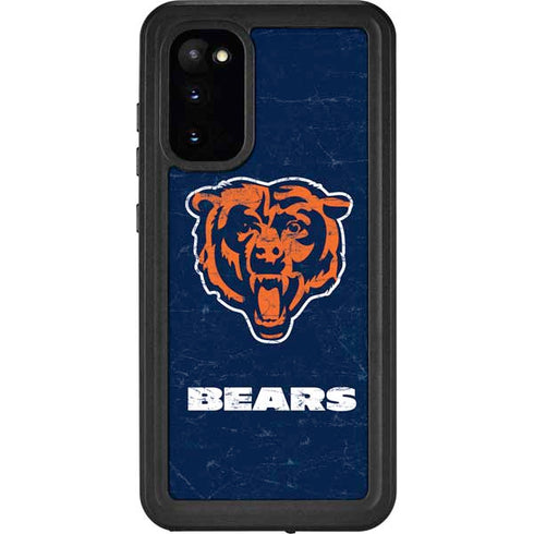 NFL Chicago Bears - Alternate Distressed Galaxy S20 Waterproof Case