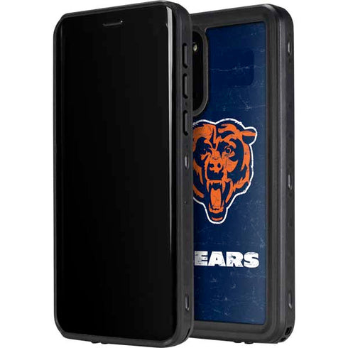 NFL Chicago Bears - Alternate Distressed Galaxy S20 Waterproof Case