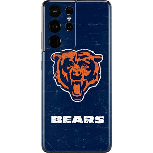 NFL Chicago Bears - Alternate Distressed Galaxy S21 Ultra 5G Skin