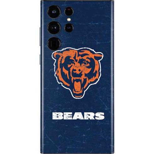 NFL Chicago Bears - Alternate Distressed Galaxy S22 Ultra Skin