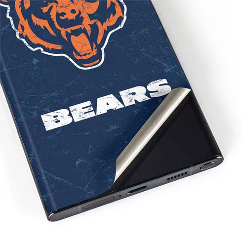 NFL Chicago Bears - Alternate Distressed Galaxy S22 Ultra Skin