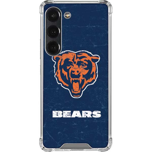 NFL Chicago Bears - Alternate Distressed Galaxy S23 Clear Case