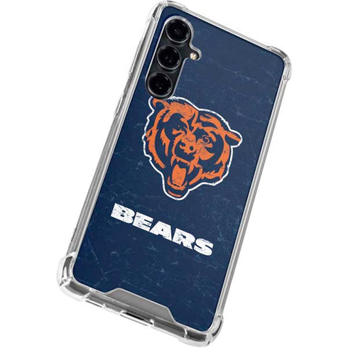 NFL Chicago Bears - Alternate Distressed Galaxy S23 FE Clear Case