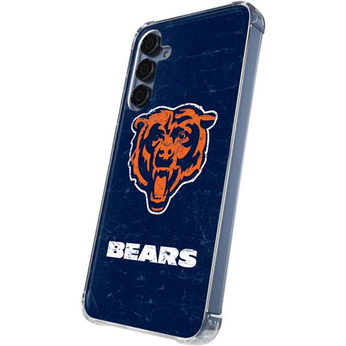 NFL Chicago Bears - Alternate Distressed Galaxy S24 Clear Case