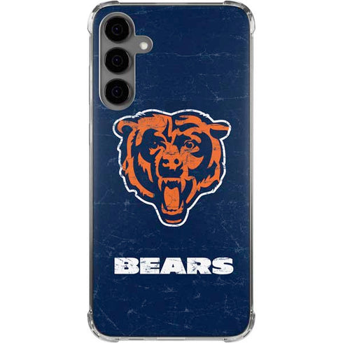 NFL Chicago Bears - Alternate Distressed Galaxy S24 Plus Clear Case