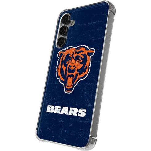 NFL Chicago Bears - Alternate Distressed Galaxy S24 Plus Clear Case