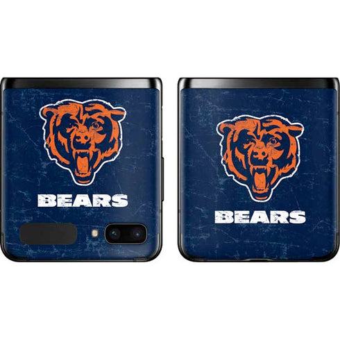 NFL Chicago Bears - Alternate Distressed Galaxy Z Flip Skin