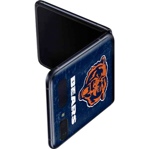 NFL Chicago Bears - Alternate Distressed Galaxy Z Flip Skin