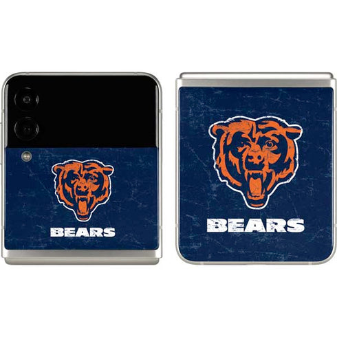 NFL Chicago Bears - Alternate Distressed Galaxy Z Flip3 5G Skin