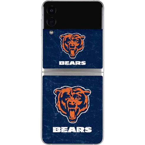 NFL Chicago Bears - Alternate Distressed Galaxy Z Flip3 5G Skin