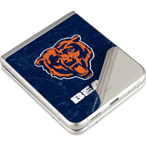 NFL Chicago Bears - Alternate Distressed Galaxy Z Flip3 5G Skin