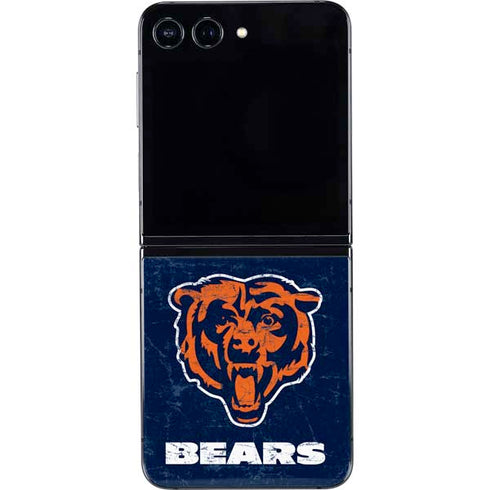 NFL Chicago Bears - Alternate Distressed Galaxy Z Flip5 5G Skin