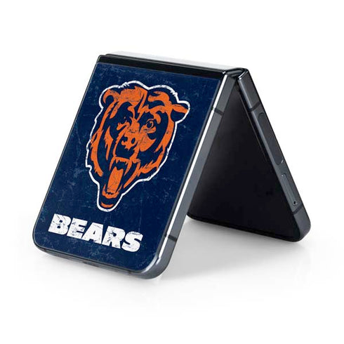 NFL Chicago Bears - Alternate Distressed Galaxy Z Flip5 5G Skin