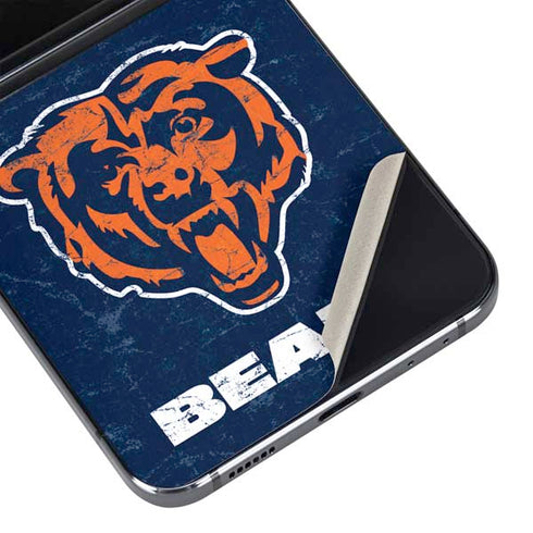 NFL Chicago Bears - Alternate Distressed Galaxy Z Flip5 5G Skin