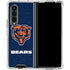 NFL Chicago Bears - Alternate Distressed Galaxy Z Fold4 5G Clear Case