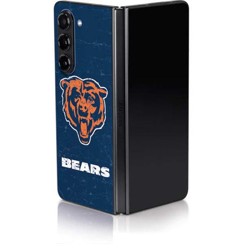 NFL Chicago Bears - Alternate Distressed Galaxy Z Fold5 5G Skin