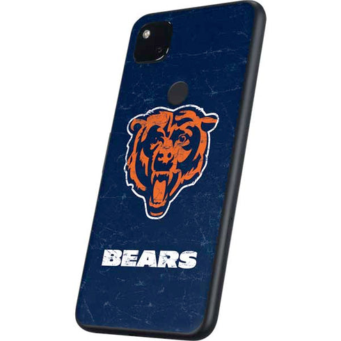 NFL Chicago Bears - Alternate Distressed Google Pixel 4a Skin