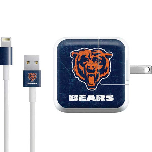 NFL Chicago Bears - Alternate Distressed iPad Charger (10W USB) Skin
