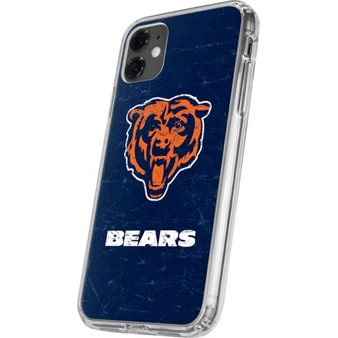 NFL Chicago Bears - Alternate Distressed iPhone 11 Clear Case