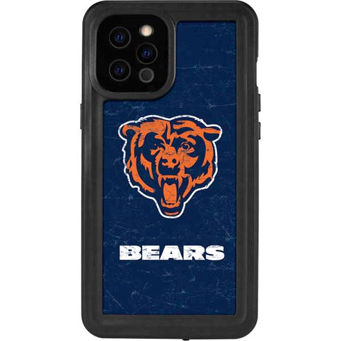 NFL Chicago Bears - Alternate Distressed iPhone 12 Pro Max Waterproof Case