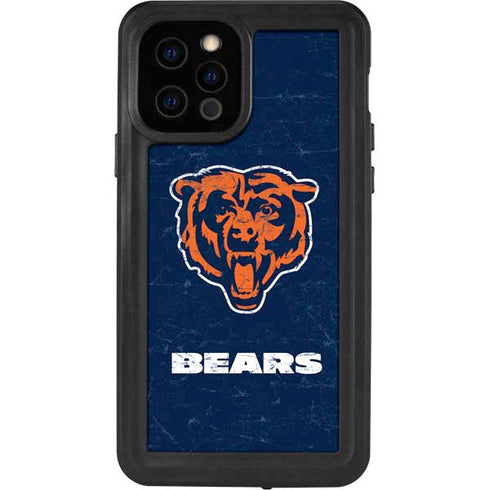 NFL Chicago Bears - Alternate Distressed iPhone 12 Pro Waterproof Case