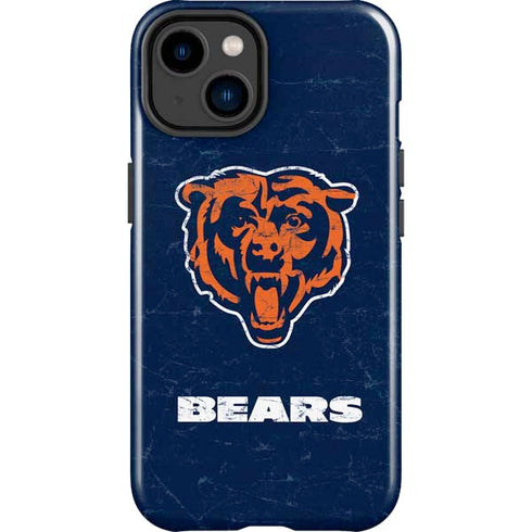 NFL Chicago Bears - Alternate Distressed iPhone 15 Plus Impact Case
