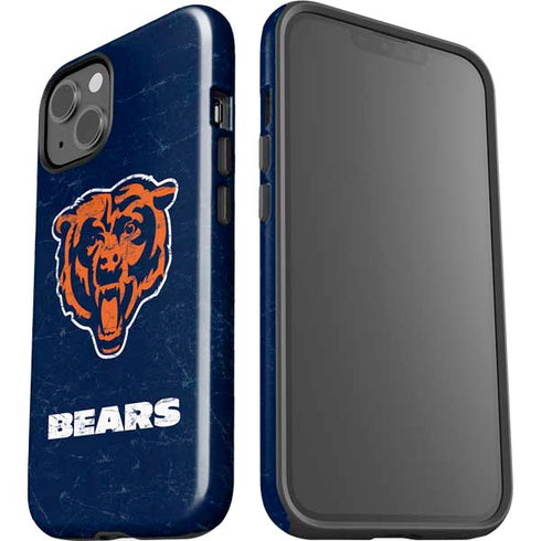 NFL Chicago Bears - Alternate Distressed iPhone 15 Plus Impact Case