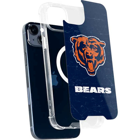 NFL Chicago Bears - Alternate Distressed iPhone 15 Plus MagSafe Case