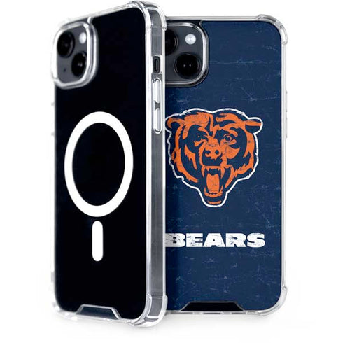 NFL Chicago Bears - Alternate Distressed iPhone 15 Plus MagSafe Case