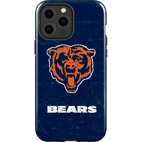 NFL Chicago Bears - Alternate Distressed iPhone 15 Pro Max Impact Case