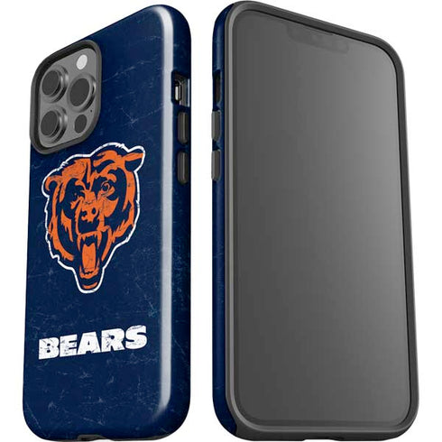 NFL Chicago Bears - Alternate Distressed iPhone 15 Pro Max Impact Case