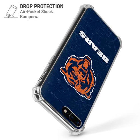 NFL Chicago Bears - Alternate Distressed iPhone 7/8 Plus Clear Case