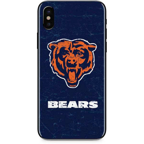 NFL Chicago Bears - Alternate Distressed iPhone X Skin