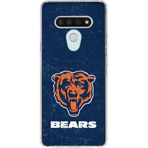 NFL Chicago Bears - Alternate Distressed LG Stylo 6 Clear Case