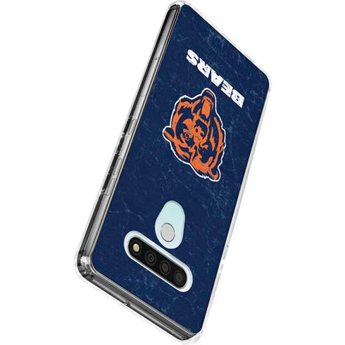 NFL Chicago Bears - Alternate Distressed LG Stylo 6 Clear Case