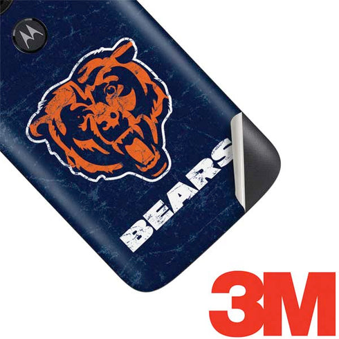 NFL Chicago Bears - Alternate Distressed Moto E5 Play Skin