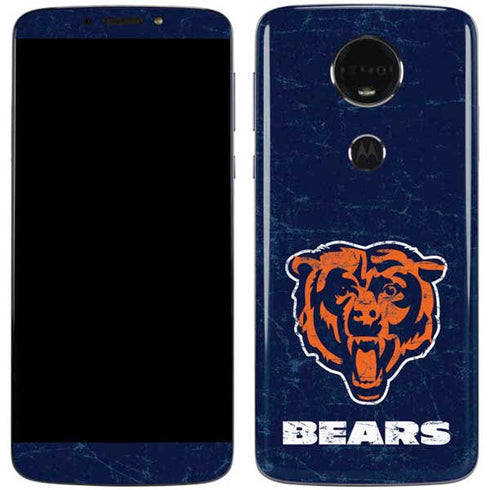 NFL Chicago Bears - Alternate Distressed Moto E5 Plus Skin