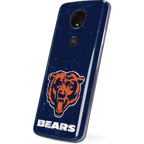 NFL Chicago Bears - Alternate Distressed Moto E5 Plus Skin