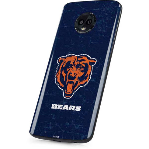 NFL Chicago Bears - Alternate Distressed Moto G6 Skin