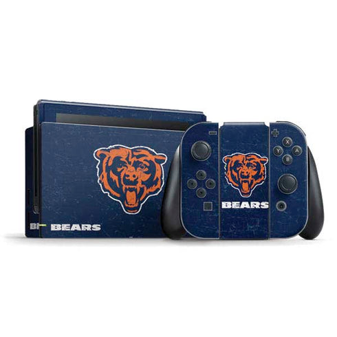 NFL Chicago Bears - Alternate Distressed Nintendo Switch Bundle Skin