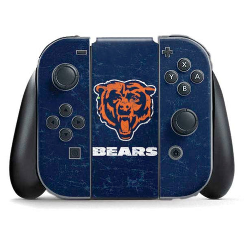 NFL Chicago Bears - Alternate Distressed Nintendo Switch (2017-2021) Joy-Con Controller Skin