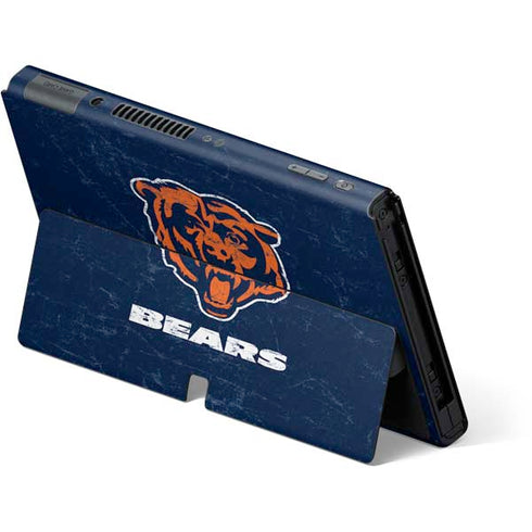 NFL Chicago Bears - Alternate Distressed Nintendo Switch OLED (2021) Skin