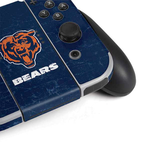 NFL Chicago Bears - Alternate Distressed Nintendo Switch OLED (2021) Skin