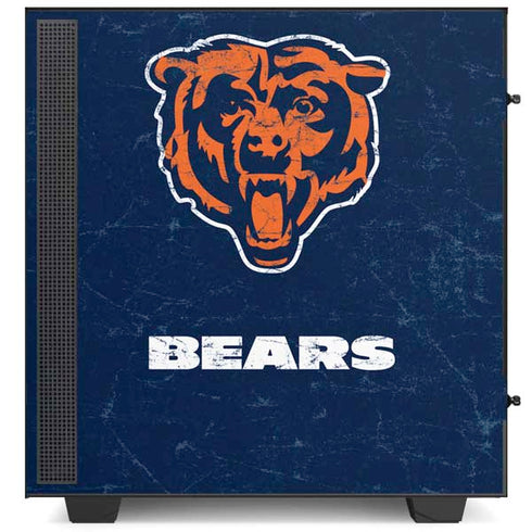 NFL Chicago Bears - Alternate Distressed NZXT H510 Compact ATX Mid-Tower Case Skin