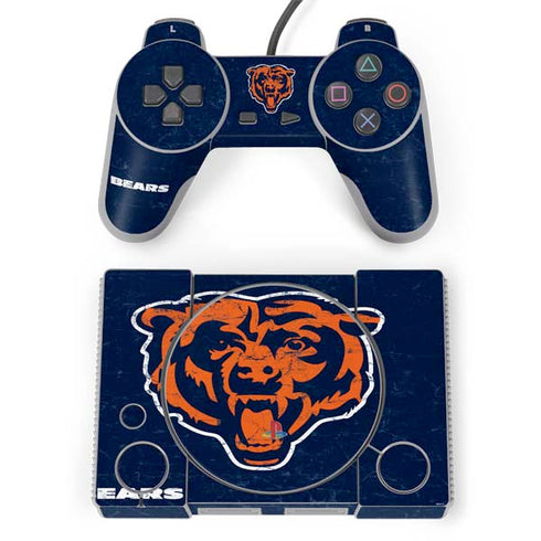 NFL Chicago Bears - Alternate Distressed PlayStation Classic Bundle Skin
