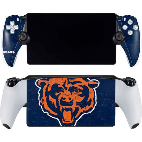 NFL Chicago Bears - Alternate Distressed PlayStation Portal Remote Player Skin
